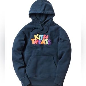 XXL Kith Treats 3D Hoodie in navy (offers welcome)